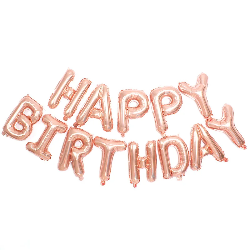 

1st birthday party rose gold decorations balloons kids toy wedding decoration 30 birthday number balloon mariage happy party