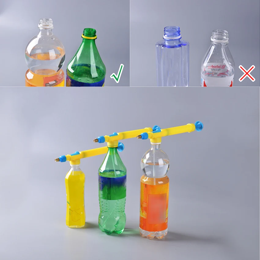 Водяные мини-пистолеты пластиковая тележка для бутылок с соком распылитель