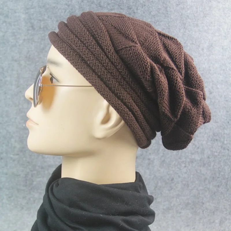 Laamei Unisex Crochet Hat Skullies Beanies Bonnet Femme Hip Hop 2018 Winter Warm Knitted Women Men Hats Dropshipping | Аксессуары для