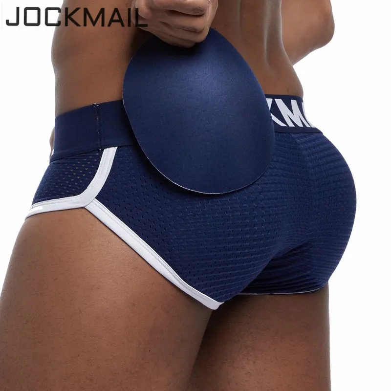 Сексуальное мужское нижнее белье JOCKMAIL мужские трусы с мягкой подкладкой