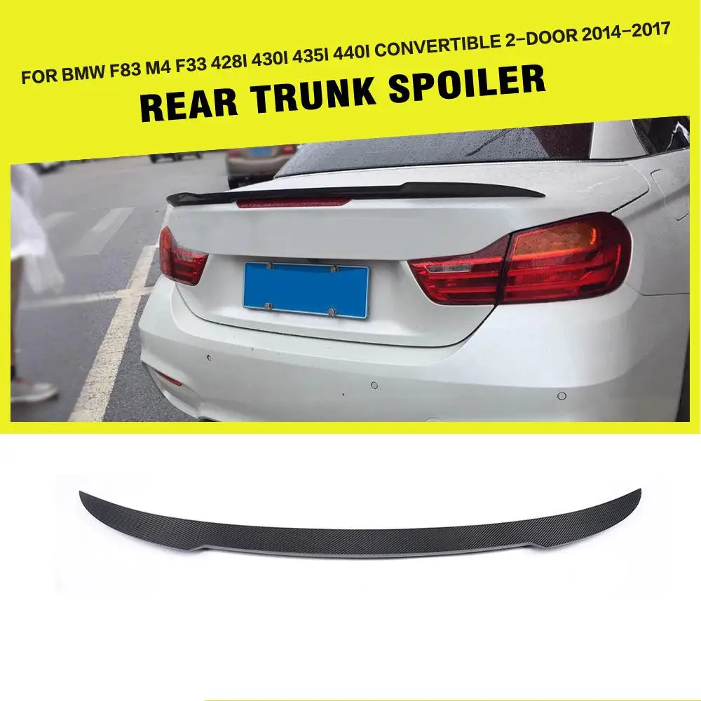 Автомобильный задний спойлер из углеродного волокна крыло багажника для BMW 4