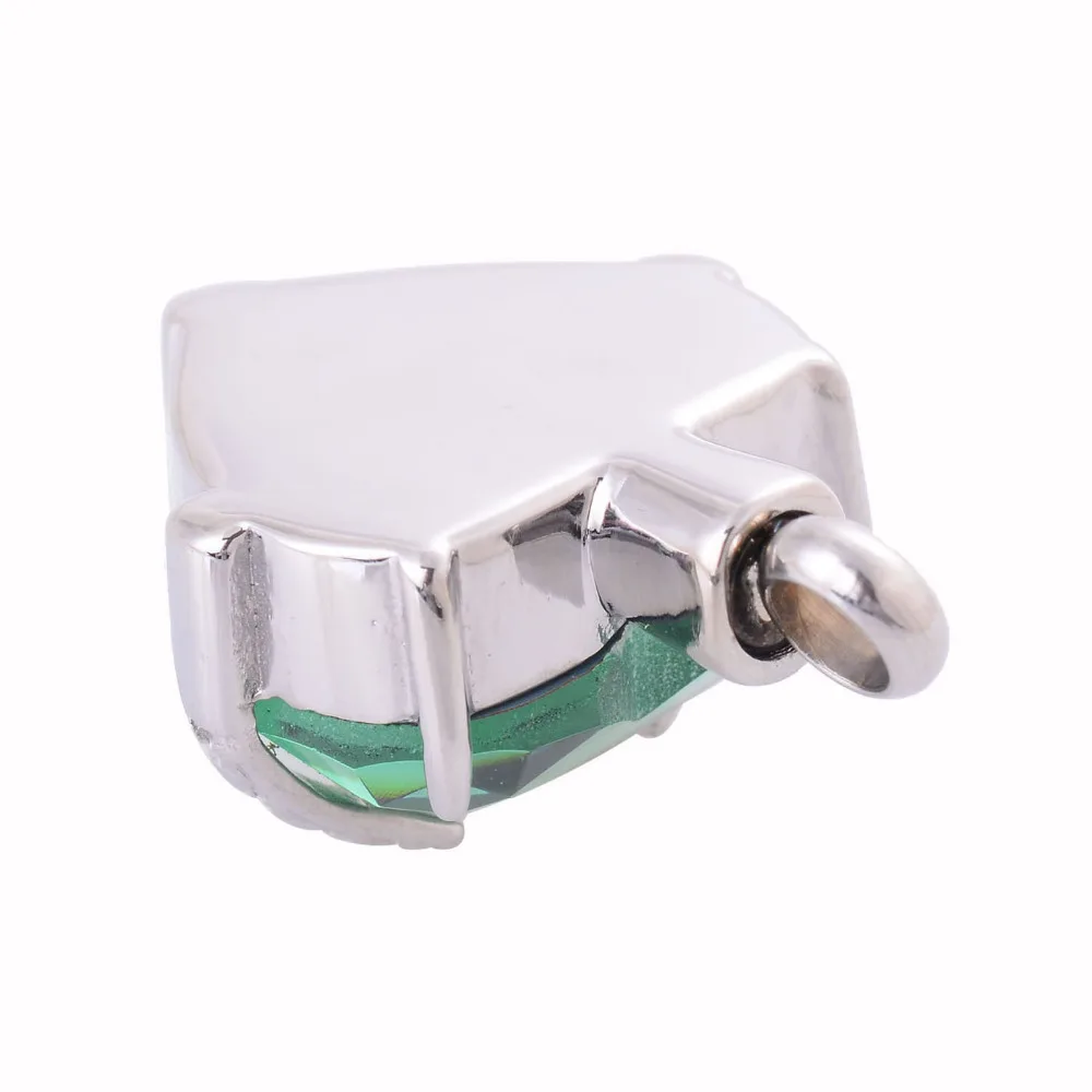 Ожерелье для кремации в виде сердца ожерелье из нержавеющей стали 316L с памятью