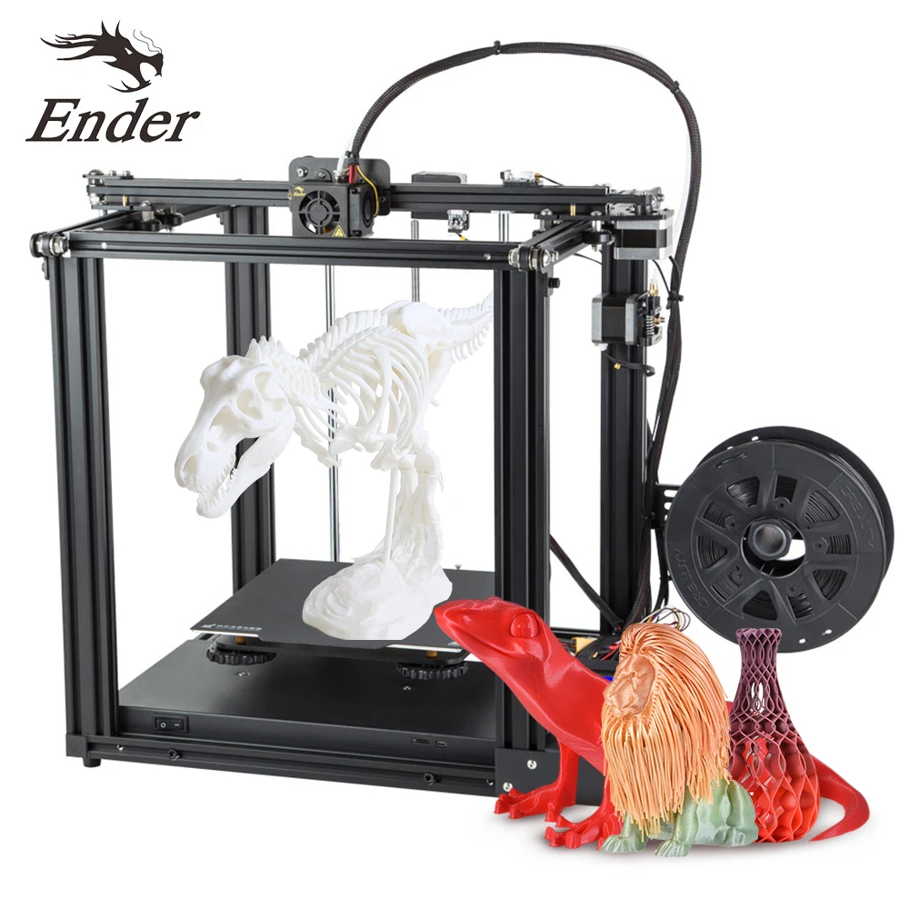 3D принтер Ender-5 большой размер печати Cmagnetic сборка пластина, выключение питания, простое построение ядра-XY Creality 3D ender 5