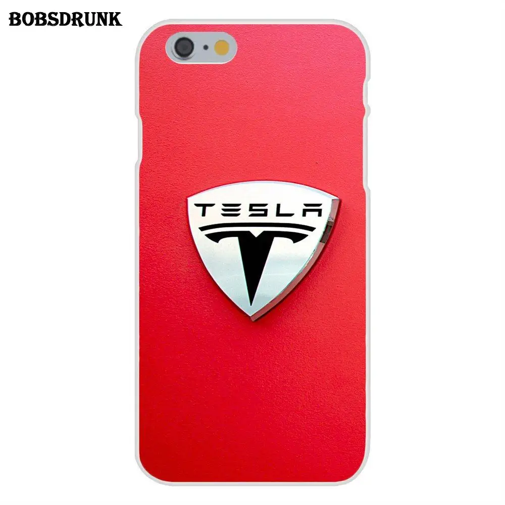 EJGROUP Tesla логотип мягкий ТПУ горячая Распродажа для Apple iPhone X 4 4S 5 5C SE 6 6S 7 8 Plus для iPhone X 4 4S 5 5C SE 6 6S 7 8 Plus