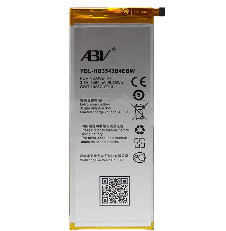 Бренд ABV HB3543B4EBW Замена Батарея для huawei Ascend P7 L07 L09 L00 L10 L05 L11 Батарея| |