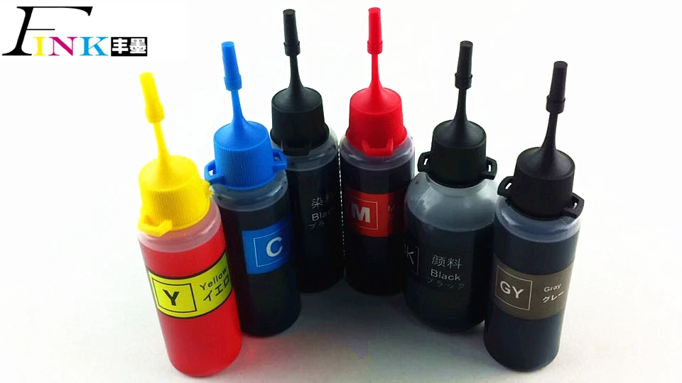 Фотобумага для Canon PIXMA MG6370 MG7170 iP8770 MG7570 6 цветов|pigment ink|pigment ink epsonpigment for canon |