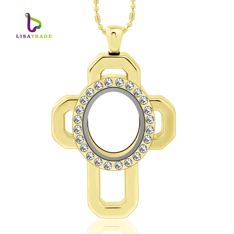 Diylocket кулон с фото крест магнитное стекло медальон Подвеска Ожерелье для женщин и