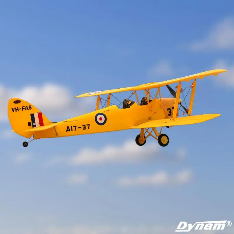 Dynam Tiger Moth tiger dynam 1 27 метров пенопластовая модель крыла самолета|tiger moth|foam model aircraftwing