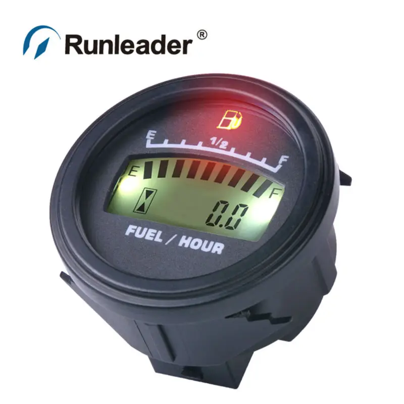 Runleader fm001 ЖК-дисплей уровня топлива постоянного тока для мотоциклов jet ski морской