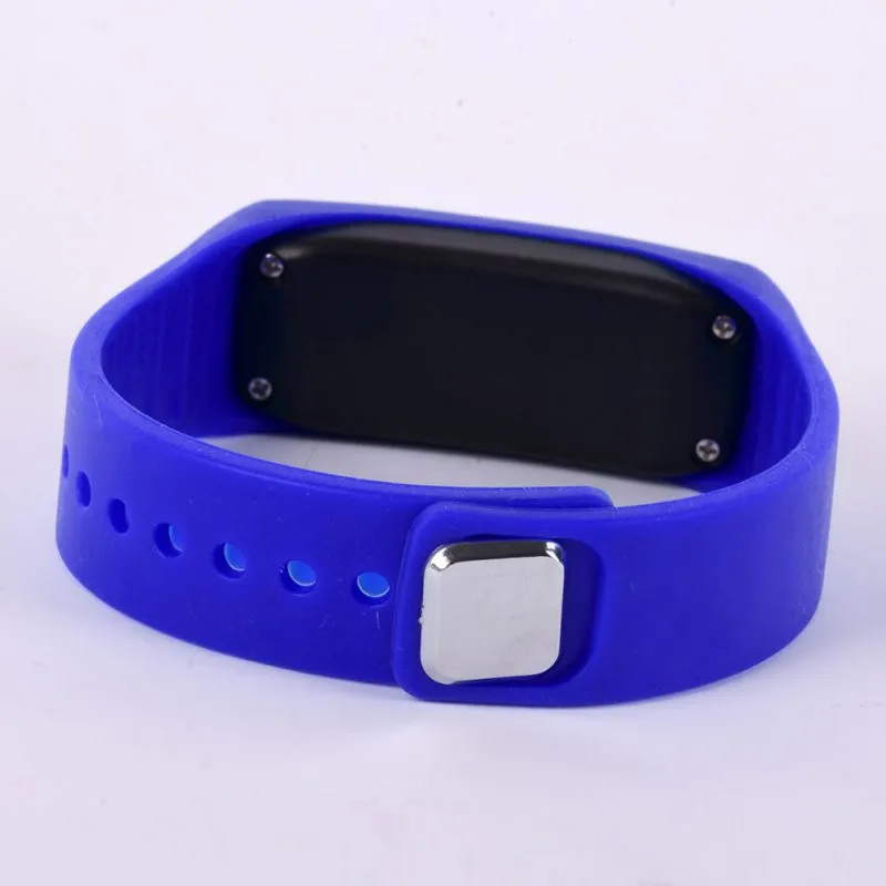 Часы наручные силиконовые для мужчин и женщин светодиодные спортивные модные