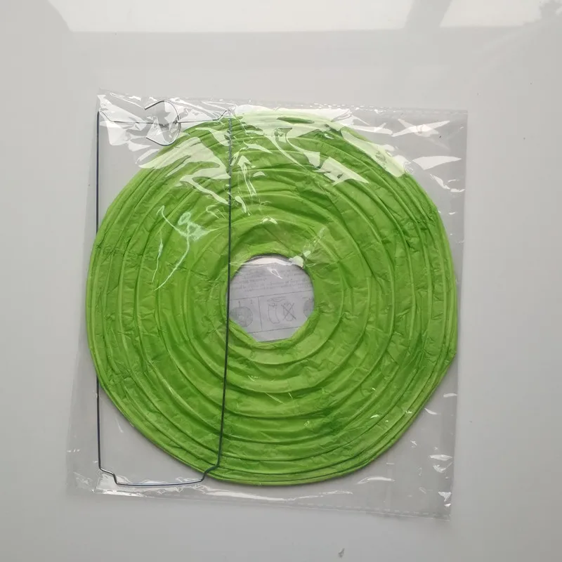 deep green AJP золотые и серебряные бумажные фонари круглые складные поделки бумажный абажур свадебное украшение сценическое украшение реквизит бумажный lampion - Цвет: deep green