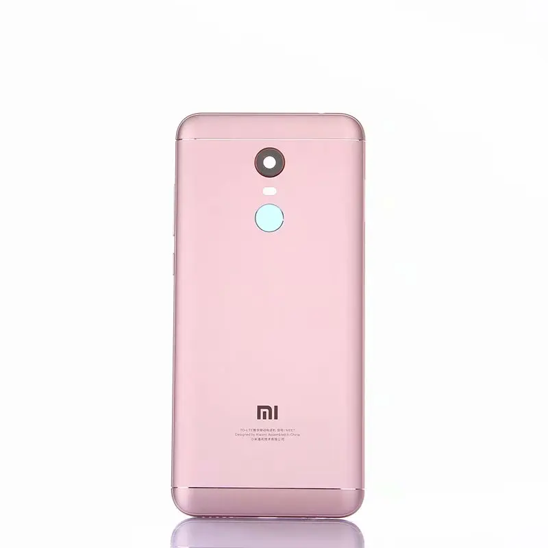 Корпус для Xiaomi Redmi 5 Plus, задняя крышка для батареи, чехол для мобильного телефона, запасные части, чехол с кнопками, объектив