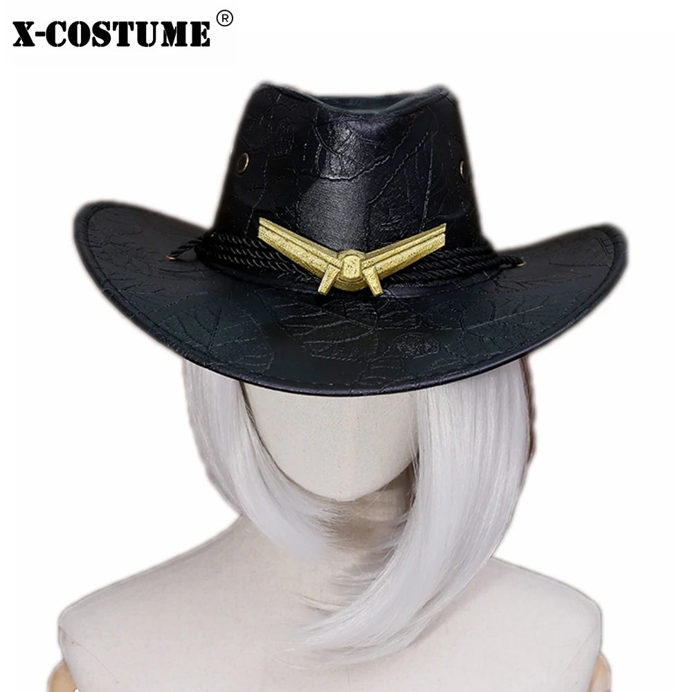 X COSTUME хит шапка для косплея OW Ashe высокое качество нейлон бренд распродажа