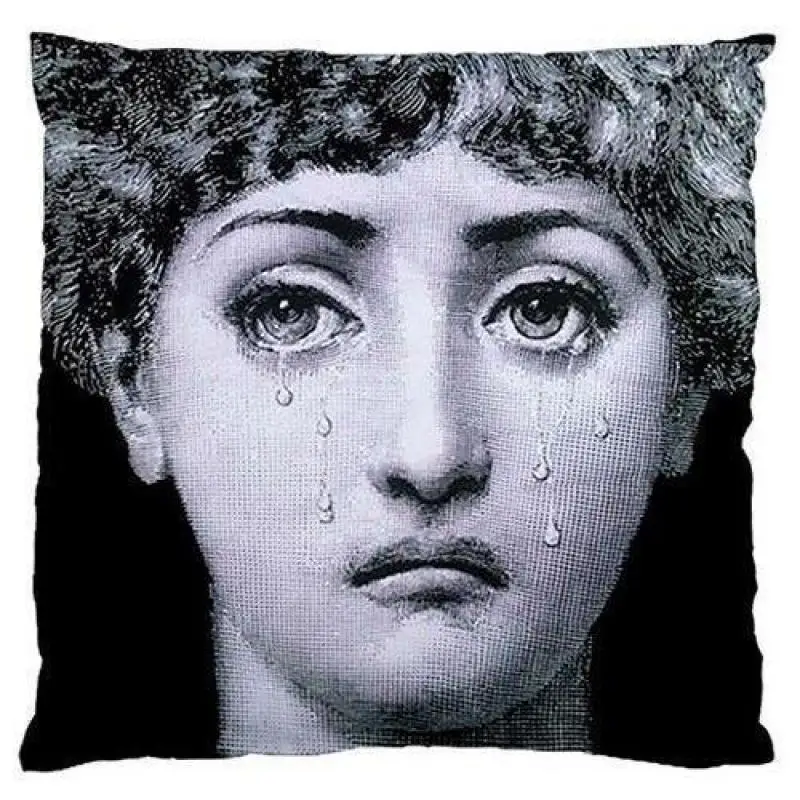 Европейский стиль Подушка fornasetti Piero Coussins персонаж книга абстрактное искусство креативное украшение подушки для офисного стула