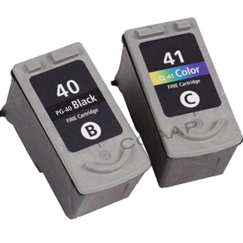 2pcs PG-40 CL-41 PG40 CL41 Ink Cartridge For Canon Pixma MP140 MP150 MP160 MP180 MP190 MP210 MP220 MP450 MP470 Printer