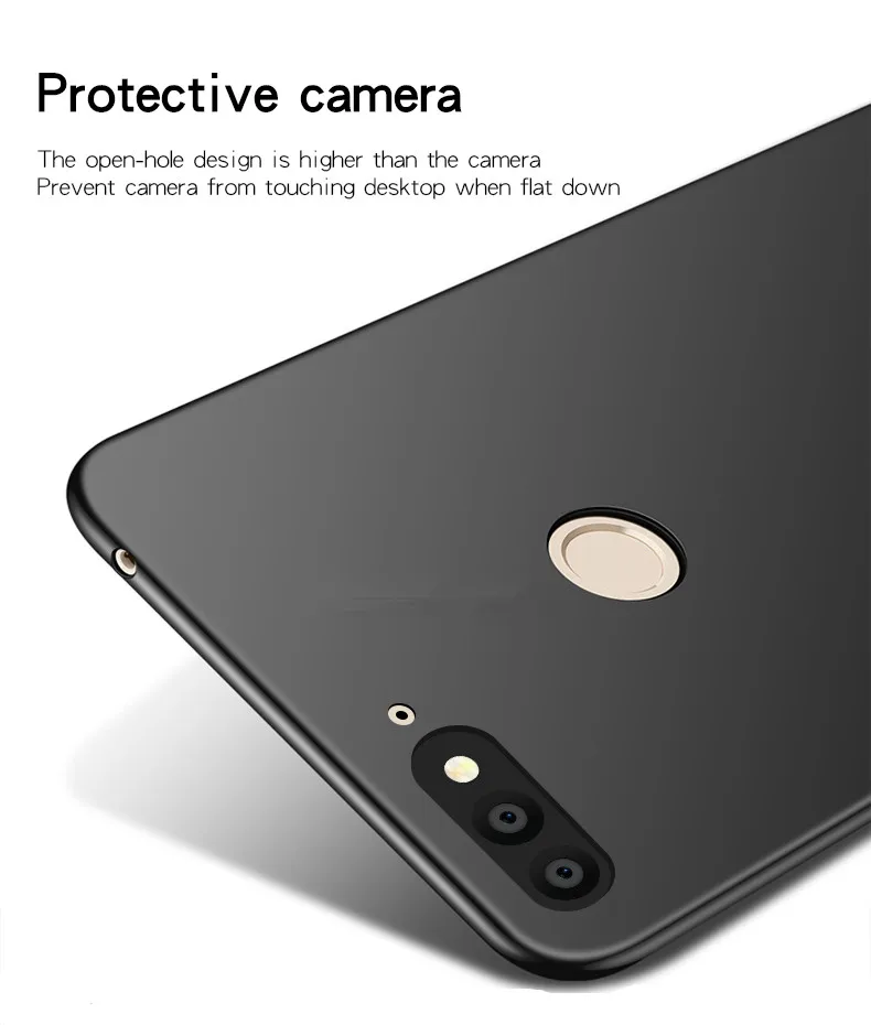 Чехол для Huawei Enjoy 8E 8 Plus задняя крышка Жесткий ПК тонкий чехол Honor 7C 7A Pro Prime Nova 2 Lite Y9