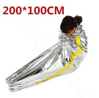first aid outdoor life saving deal portable waterproof reusable emergency rescue foil camping survival sleeping bag 200100cm