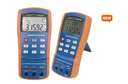 

Tonghui TH2822D handheld LCR Meter 0.1% accuracy test signal frequency 100Hz 120Hz 1kHz 10kHz