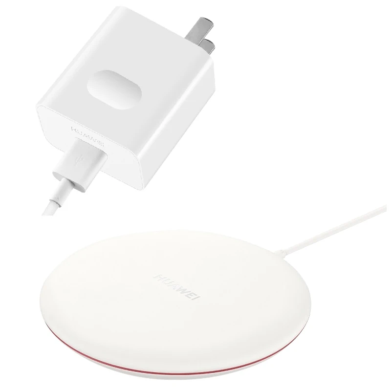 Huawei Оригинальное QI Беспроводное зарядное устройство CP60 Max 15 Вт быстрое зарядное устройство для iphone Xs Max/XR/X/huawei Mate20 Pro/RS Galaxy S9 - Цвет: Add 40W Adapter-US