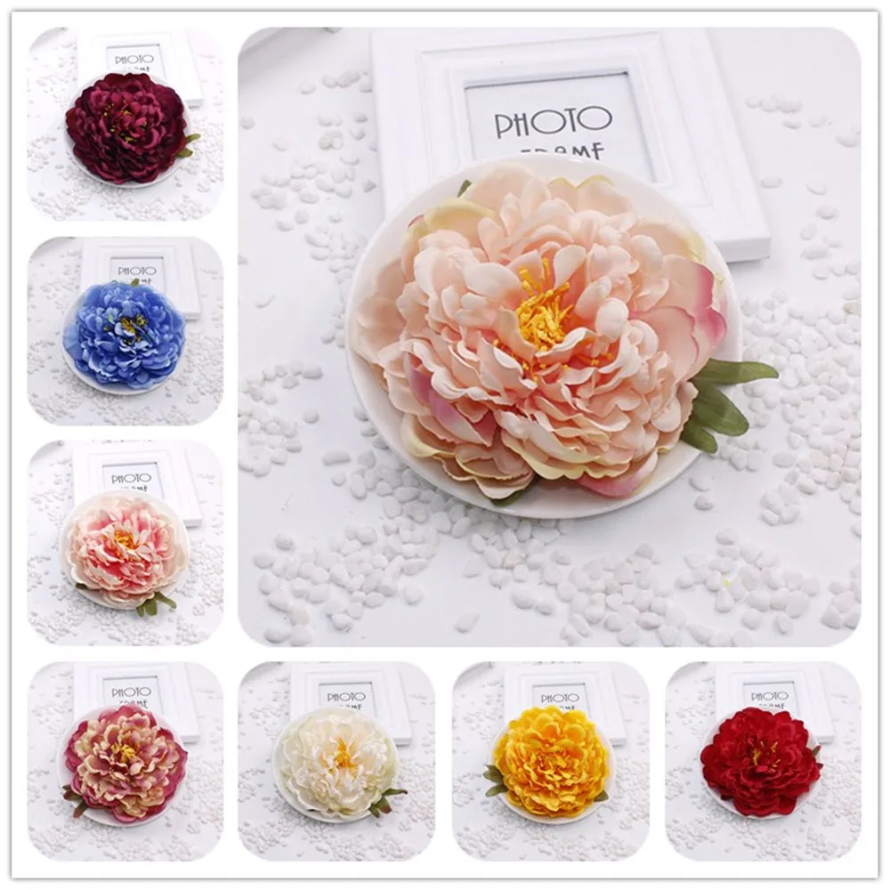 1 шт. большие искусственные цветы одинаковый параграф шелковая заколка для волос