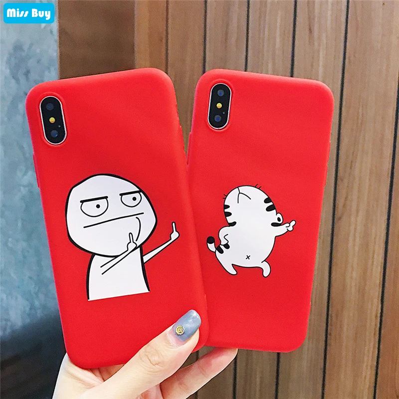 Для iPhone 6 S 7 8 Plus чехол милый мультфильм с изображением котов для X Xr XS Max Funda Capa