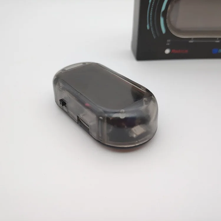 Солнечный USB Мощный Автомобильный сигнальный светильник противокражная