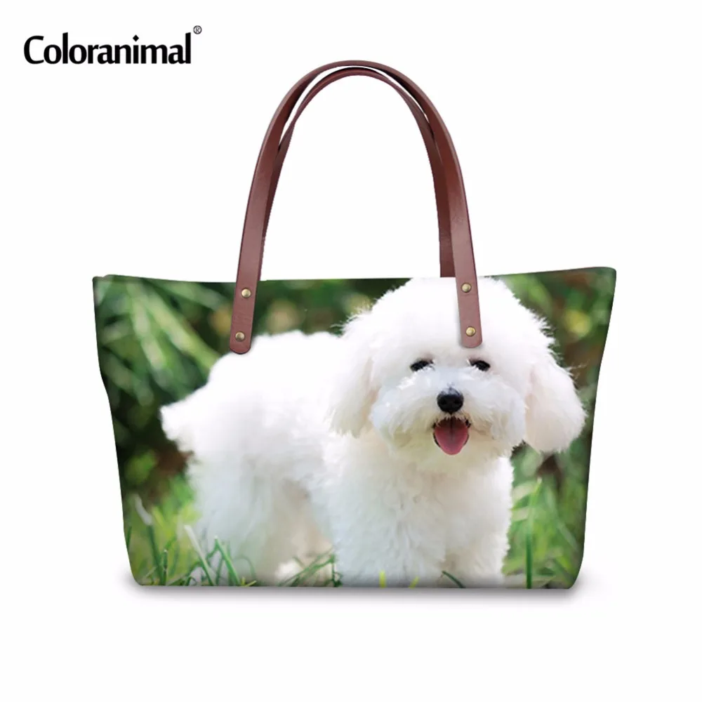 Coloranimal Известный Дизайн Для женщин большой Ёмкость Сумки из натуральной кожи 3D