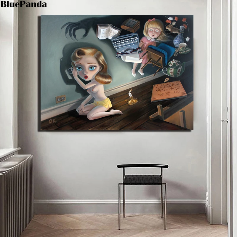 Roby Dwi Antono Art Of Xue Wang Pop сюрреалистичность и реальные картины на холсте Современная