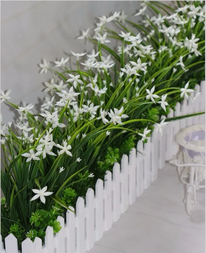 Зеленая трава растения искусственный цветок орхидеи красочные babysbreath букет декоративный цветок