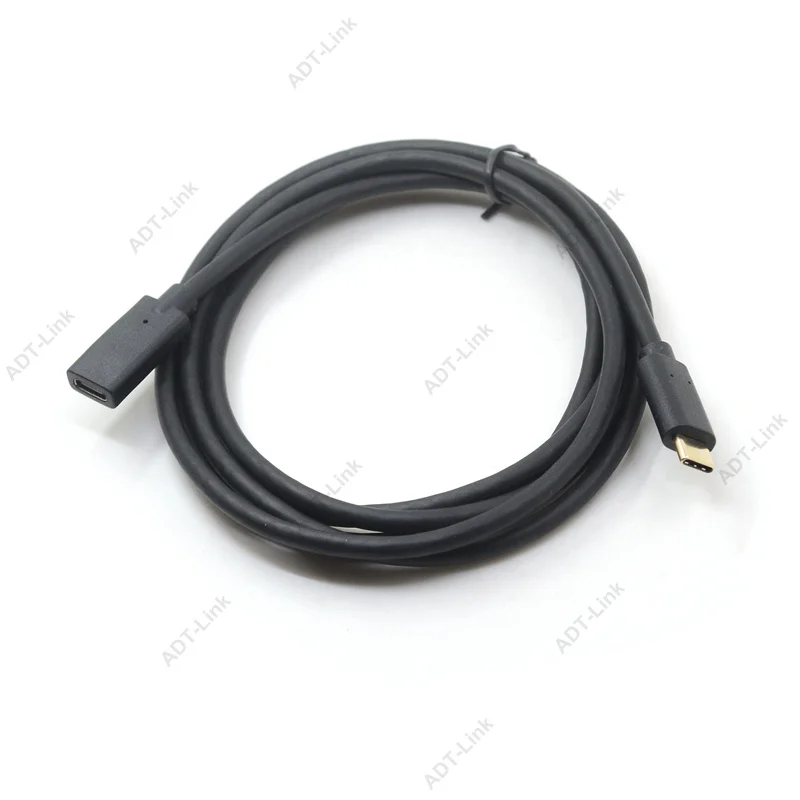 Угловой кабель-удлинитель для передачи данных типа C USB 3 1 мужчин и женщин 0 м 6 8 фут