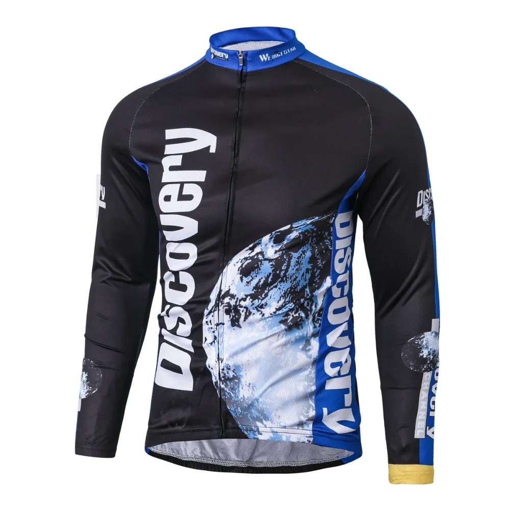 Discovery Cycling Long Sleeve Jersey Jogging Clothing Bike MTB Cycle Shirt S-XXXL | Спорт и развлечения