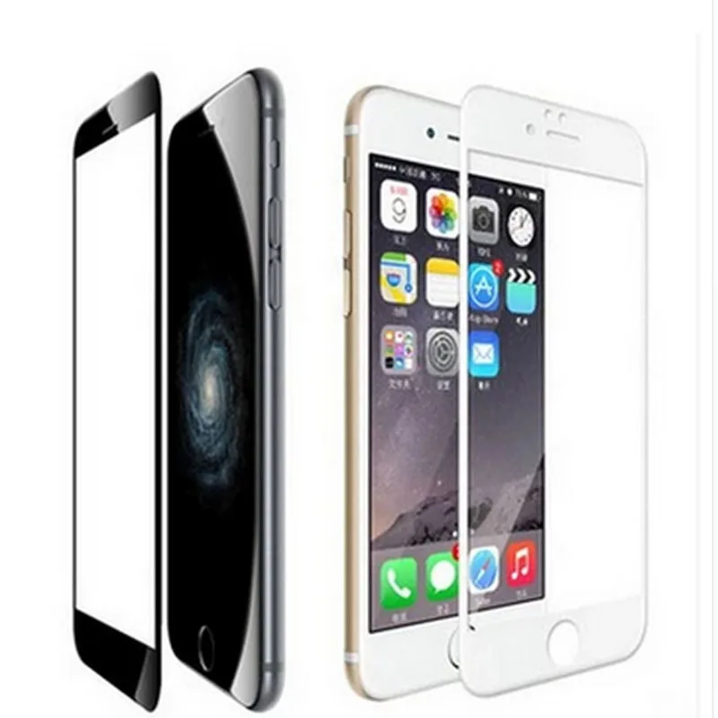 Закаленное стекло для iPhone X 8 7 6 6S Plus защита экрана с полным покрытием 5 5S SE