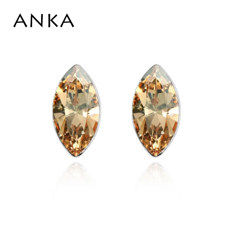 Анка новый всплеск Кристальные серьги гвоздики для женщин тонкой полировки