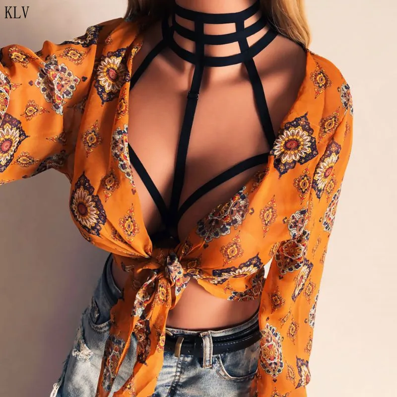 Женский сексуальный бюстгальтер с лямкой через шею Бандажное нижнее белье