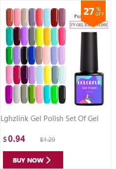 Lghzlink 29 Цветной Гель-лак для ногтей Полупостоянный светодиодный Гель-лак стойкий гель для ногтей с блестками лак нужен УФ лампа для дизайна ногтей