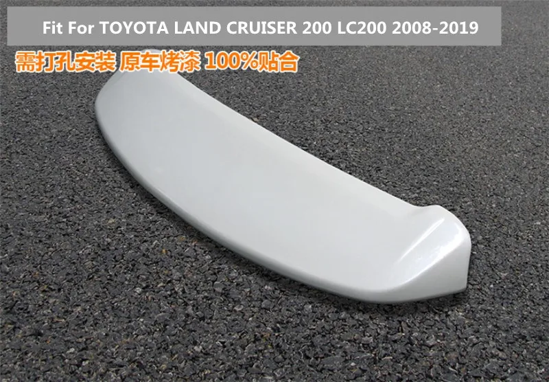 Спойлер для TOYOTA LAND CRUISER 200 LC200 2008- Спойлеры крыла высокого качества ABS с светодиодный подсветкой аксессуары для модификации автомобиля