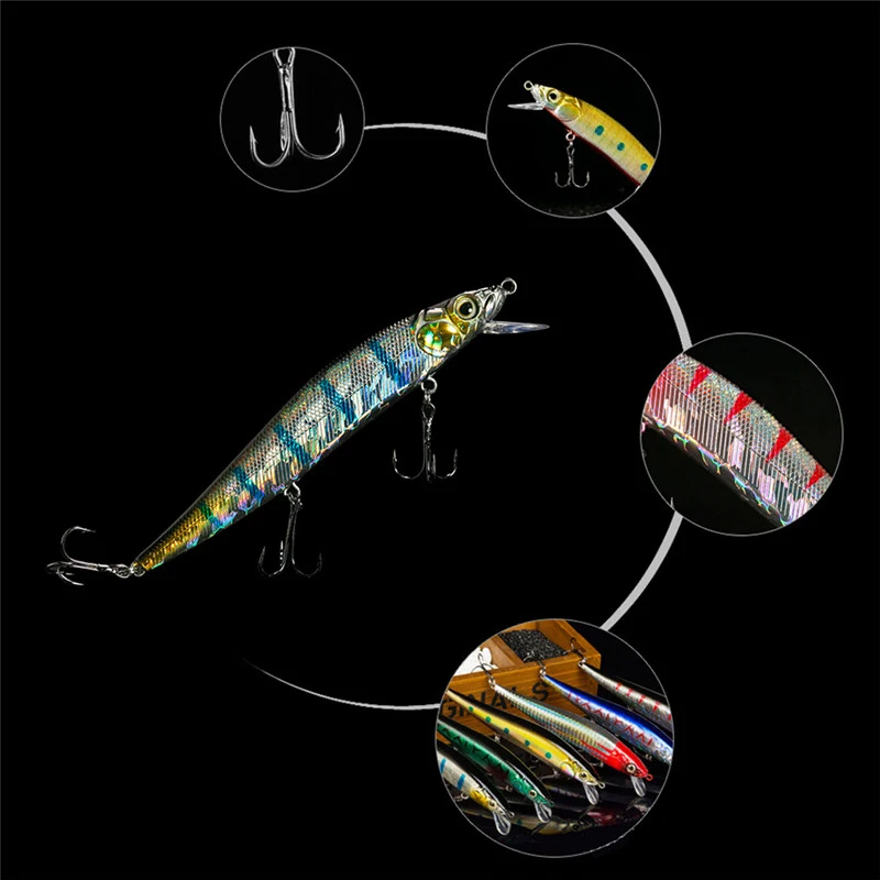 PureLeisure 2 12 шт Minnow Рыбалка Lures7g/9 5 см рыболовная жесткая приманка Crankbaits Isca Artificiais Wobbler