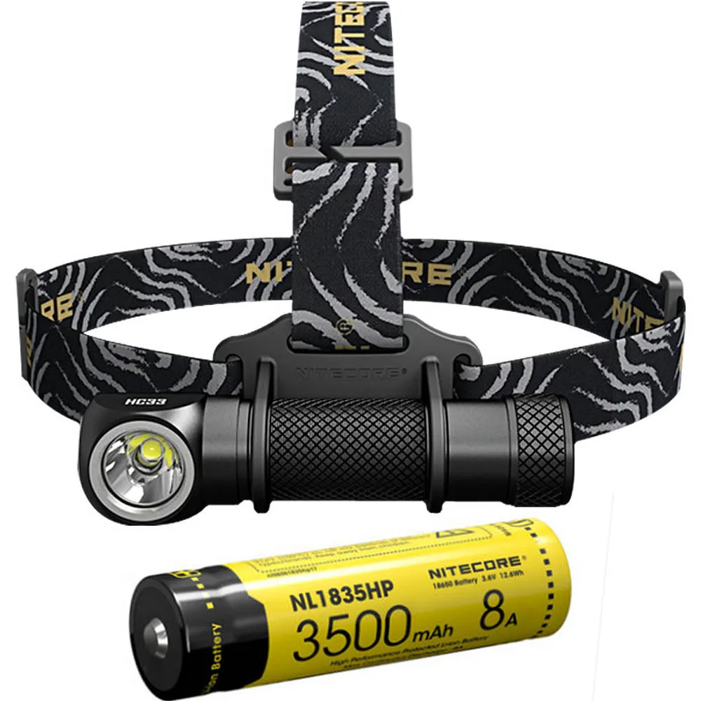 HC33 NL1835HP NITECORE HC33 комплект фар CREE XHP35 HD Макс. 1800 люмен налобный фонарь 8 режимов работы наружный светодиодный головной светильник для поиска велосипеда - Испускаемый цвет: HC33 NL1835HP