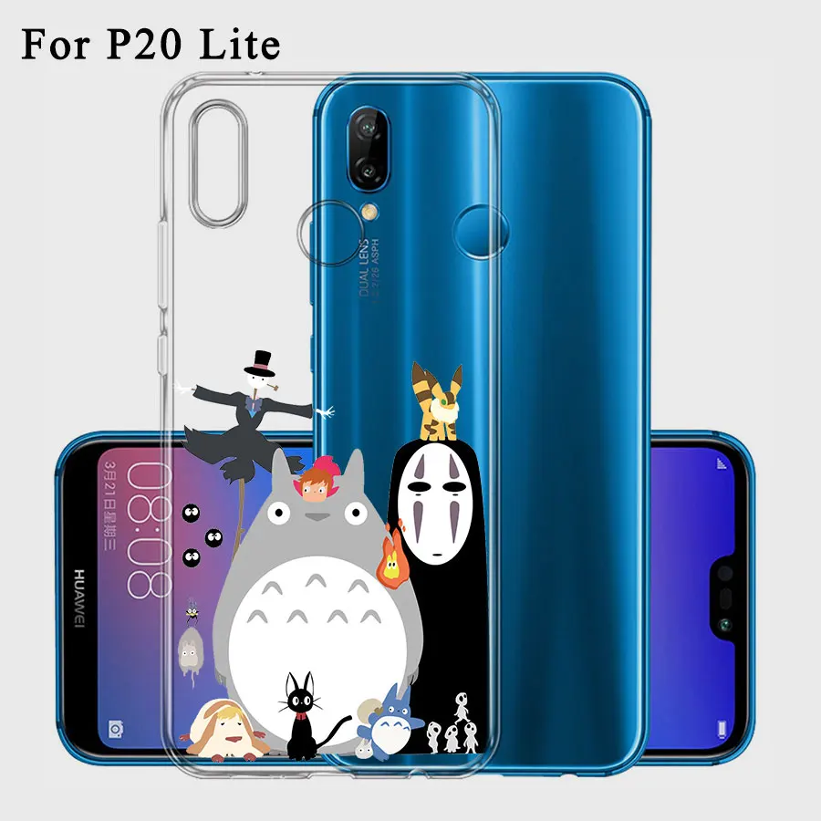 Аниме Тоторо, гибли унылый ТПУ силиконовый чехол для телефона для huawei P30 P20 P30 Pro P30 P20 Lite P10 Мягкий силиконовый чехол для телефона
