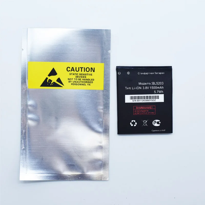 

Hekiy BL 5203 BL5203 IQ442 Battery For Fly IQ442 IQ 442 Quad Miracle 2 1500mAh High Quality Mobile Phone Replacement Batteries