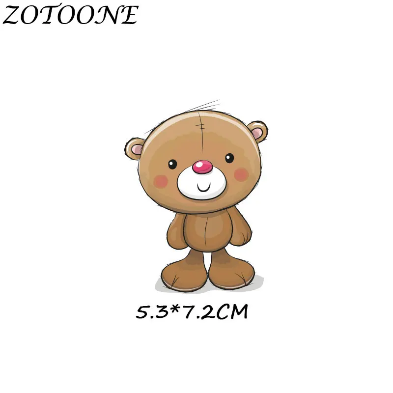 ZOTOONE милые животные, комбинация, единорог, железные нашивки для одежды, термо-Стикеры для одежды, аппликация в виде сердца, детская одежда - Цвет: 1080