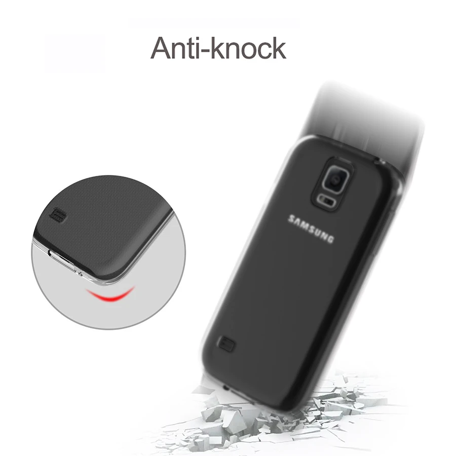 Arsmundi Мягкий Силиконовый ТПУ чехол для телефона samsung Galaxy S4 Mini S5 противоударный i9500