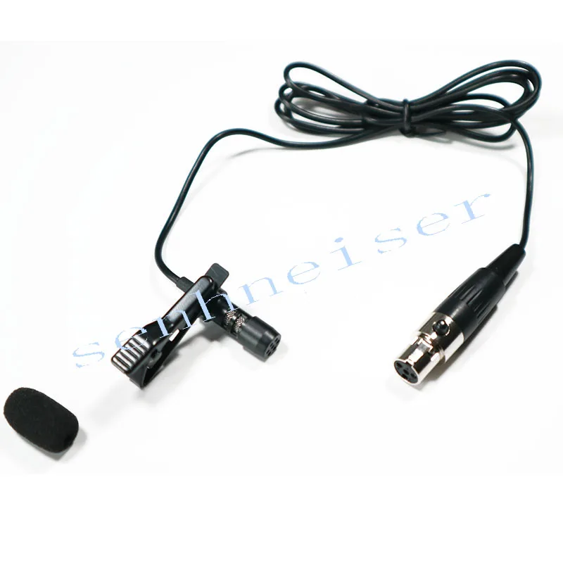 Professional Lapella Mini Condenser Microphone 4Pin Clip Mic for Shure Bodypack mini 4 Pin XLR TA4F | Электроника