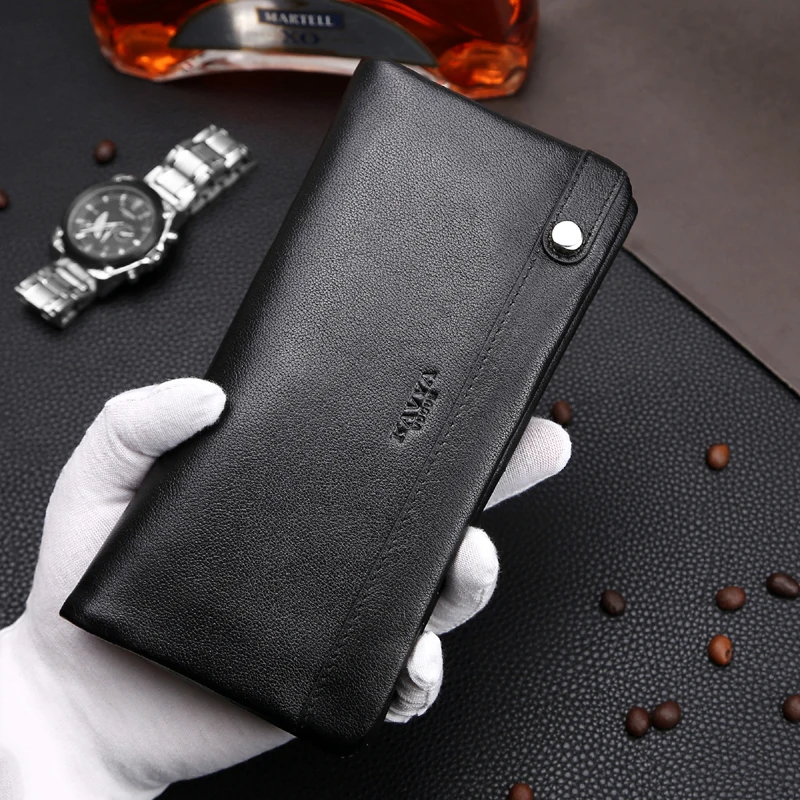 Кошелек KAVYAVOGUE мужской из натуральной кожи | Багаж и сумки