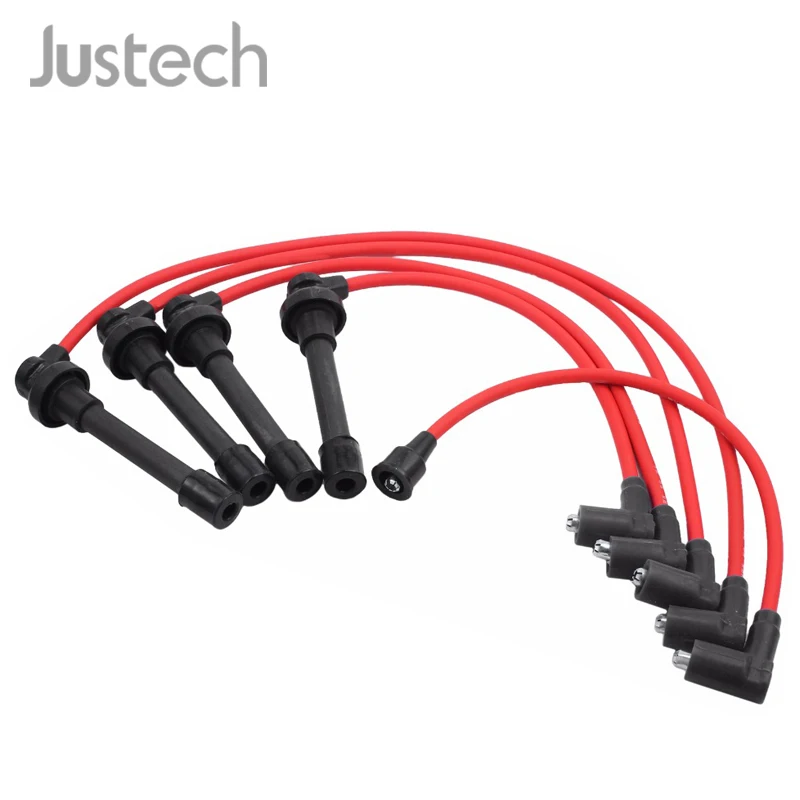 Justech 5 шт. провода свечи зажигания для Honda Acura Isuzu Ультра высокая прочность/высокая температура свечи зажигания провода комплект