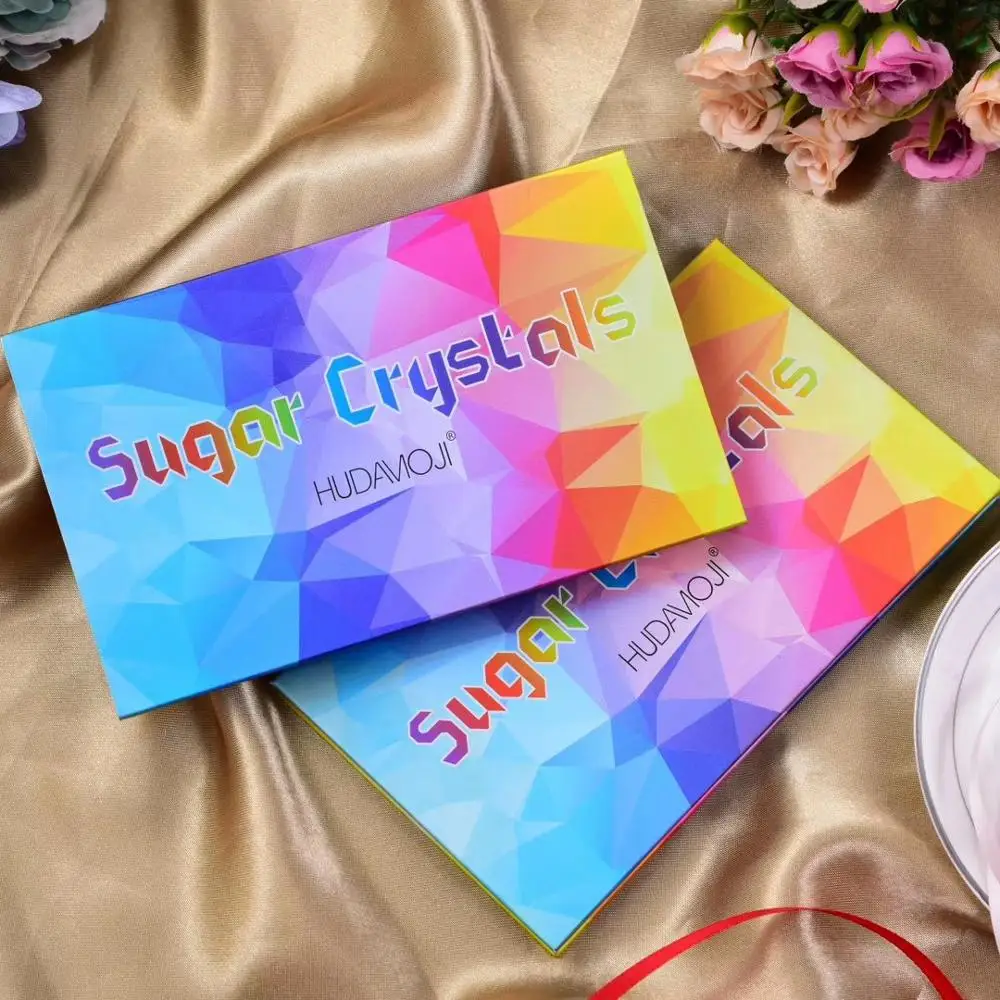 18 цветов, летние сахарные кристаллы, палитра теней для век, блестящие тени для век, пигмент, водонепроницаемый, легко носить, мерцающие тени для век, палитра