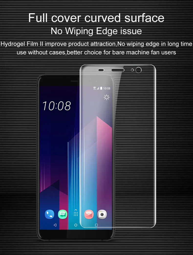 Для htc U11Plus U11+ Защитная пленка IMAK для передней и задней панели с полным покрытием гидрогель II Защитная пленка для htc U11 Plus U11+ не стекло