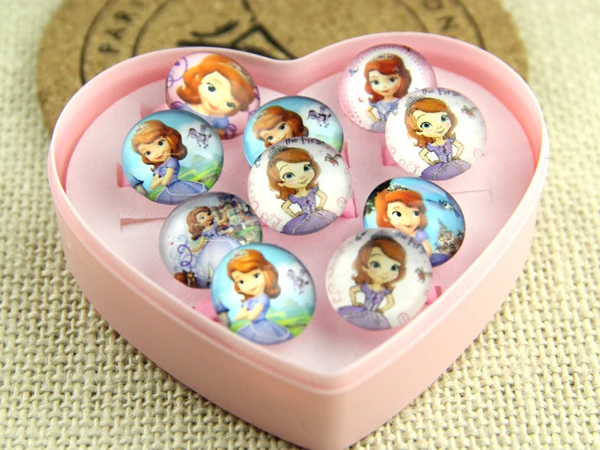 Оптовая продажа ювелирное изделие 10 шт. в коробке бесплатная доставка милые