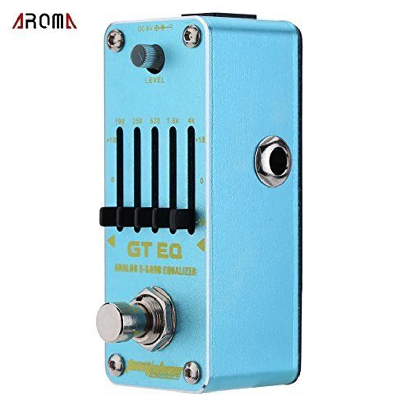 Аромат AEG 3 гитары педаль эффектов GT EQ аналоговый 5 полосный эквалайзер