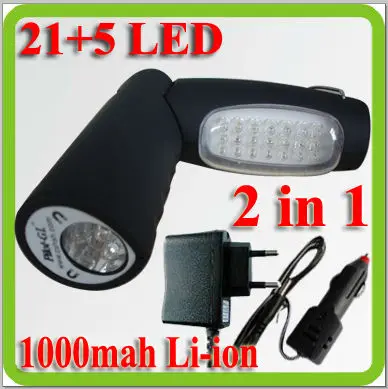 Новое поступление 1000 мА · ч перезаряжаемый литий ионный аккумулятор складной 2 в 1